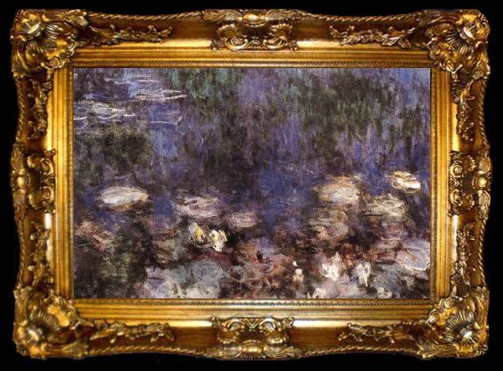 framed  Claude Monet Waterlilies, ta009-2
